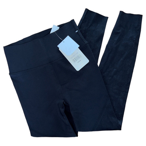 NWT Fabletics Black Sculptknit High-Waisted Statement Leggings Size Large